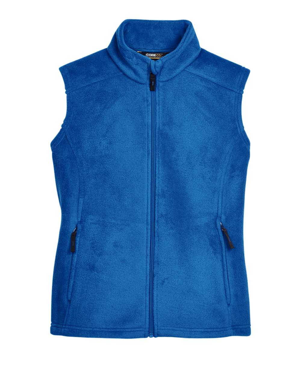 Front View of True Royal Women's Journey Fleece Vest - 78191