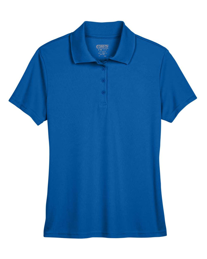 Front View of True Royal Women's Origin Performance Piqué Polo - 78181
