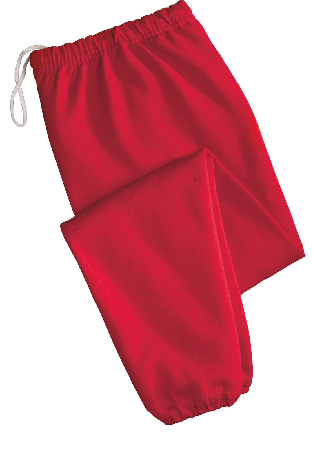 Front View of TrueRed Jerzees - NuBlend Sweatpant. 973M