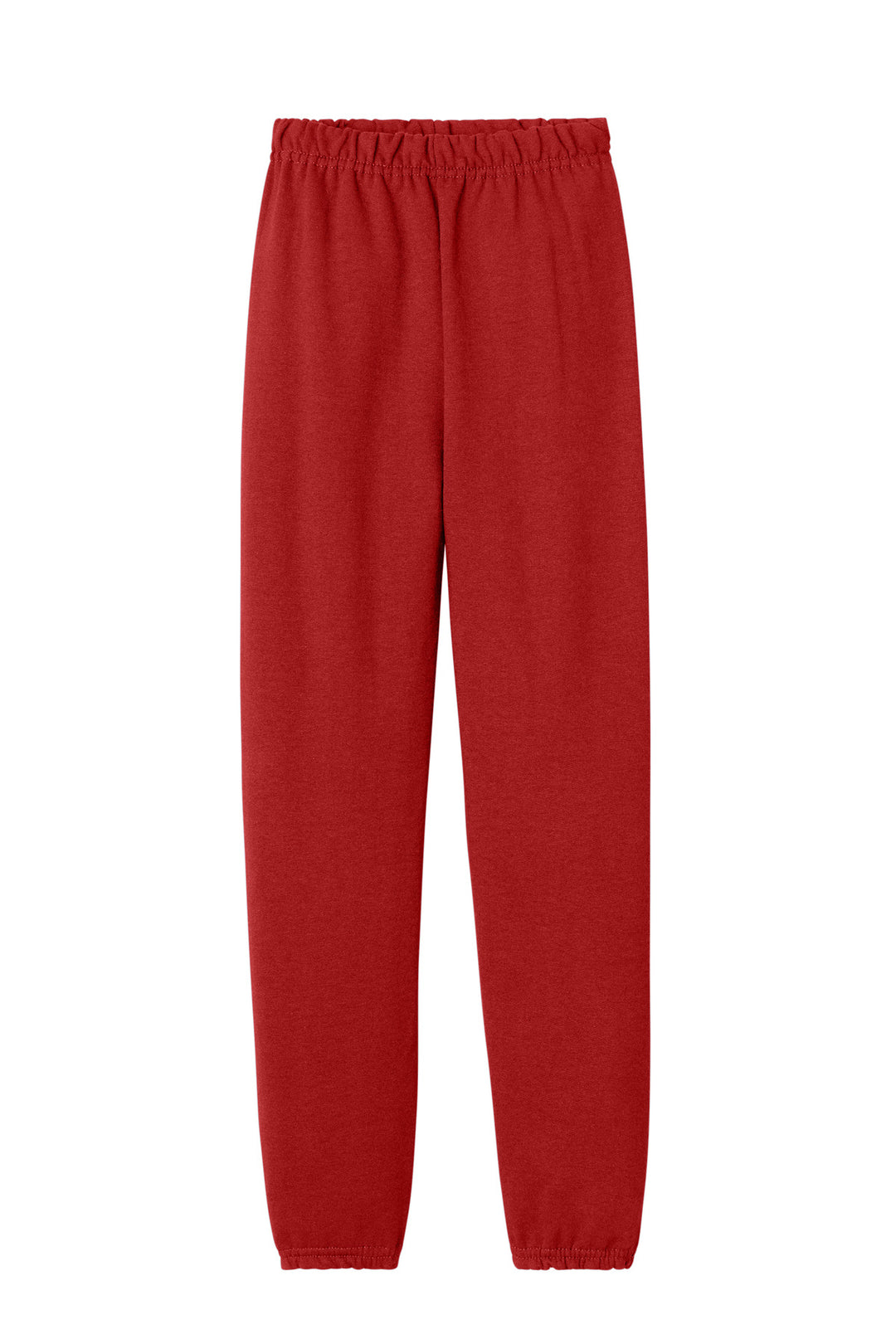 Front View of TrueRed Jerzees Youth NuBlend Sweatpant 973B