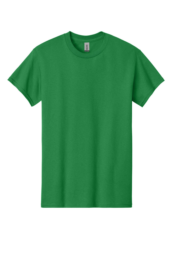 Front View of Turf Green Gildan - Heavy Cotton 100% Cotton T-Shirt. 5000
