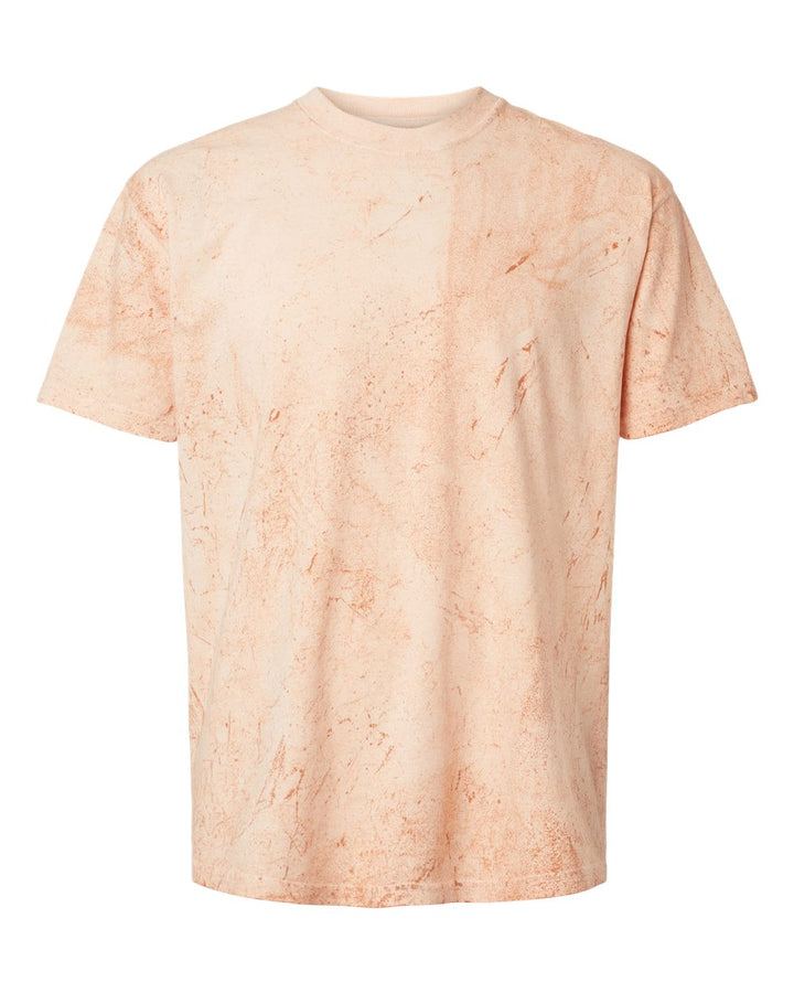 Front View of Umber Colorblast™ Heavyweight T-Shirt - 1745