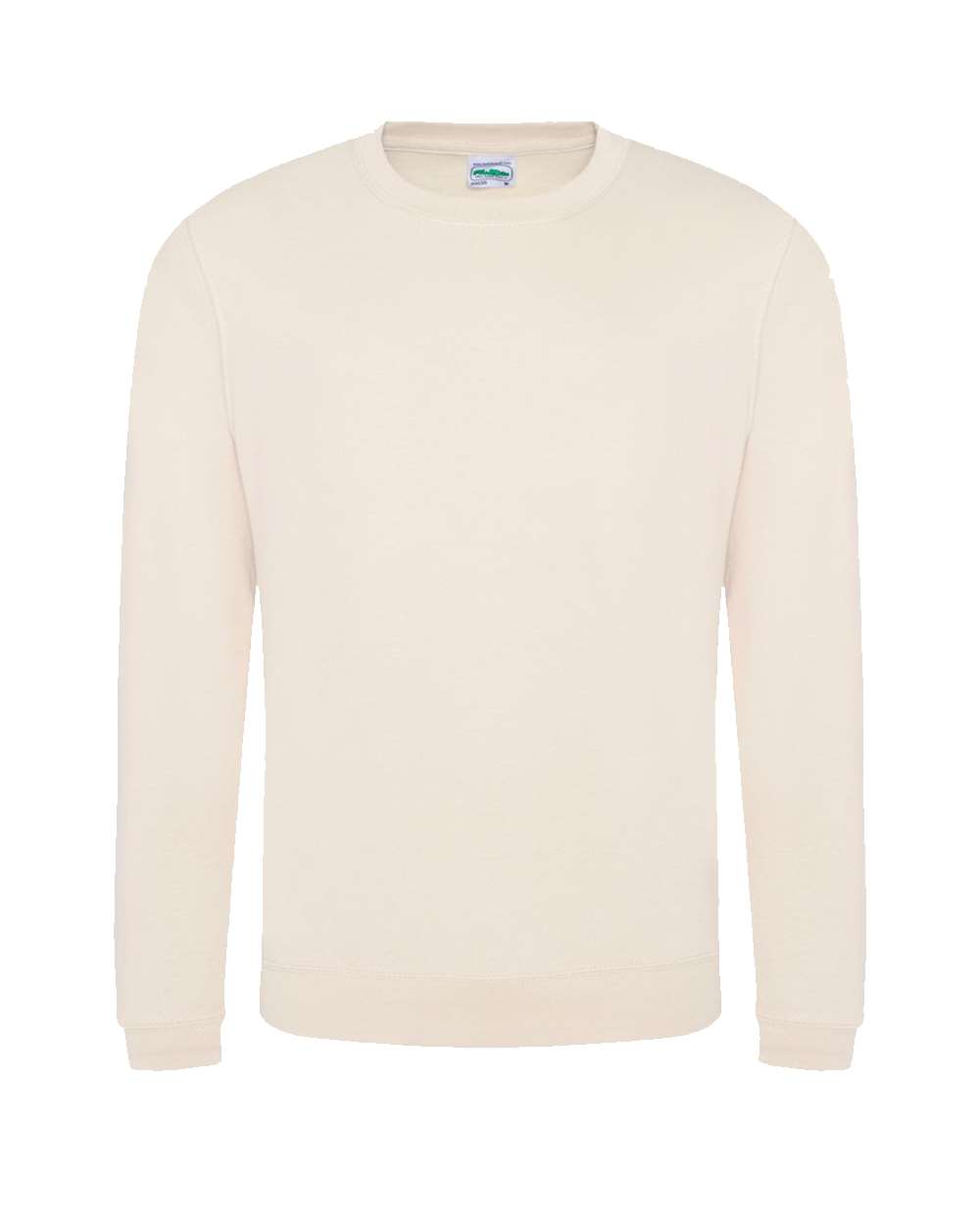 Front View of Vanilla Milkshake College Crewneck Sweatshirt - JHA030