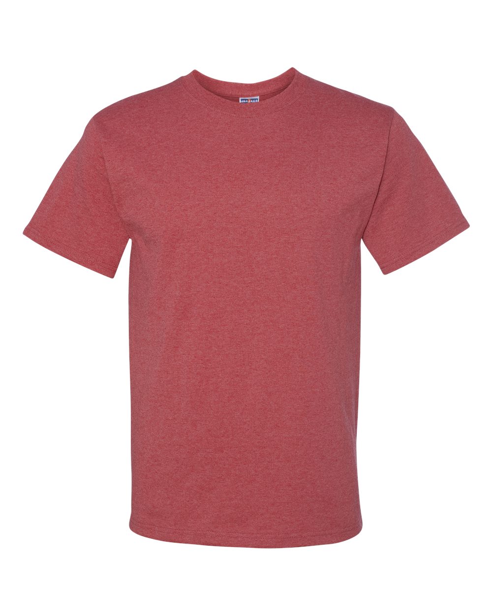 Front View of Vintage Heather Red Dri-Power® 50/50 T-Shirt - 29MR