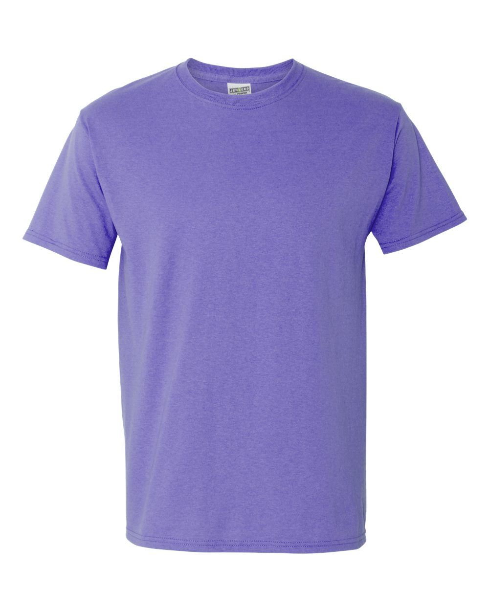 Front View of Violet Dri-Power® 50/50 T-Shirt - 29MR