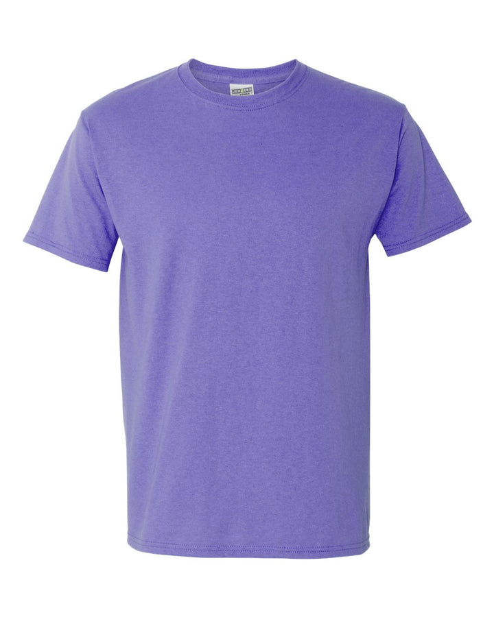 Front View of Violet Dri-Power® 50/50 T-Shirt - 29MR