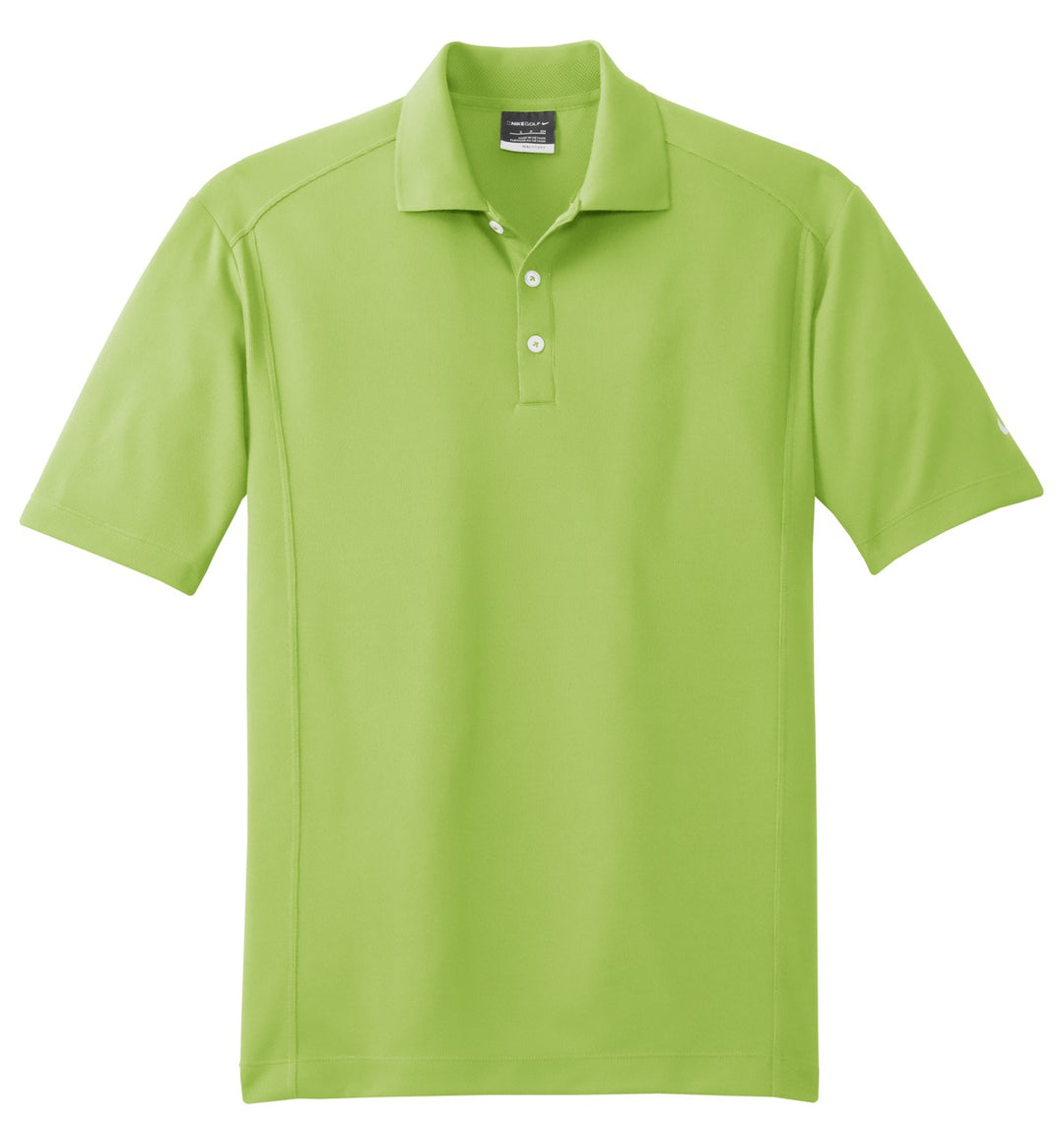 Front View of Vivid Green Nike Dri-FIT Classic Polo. 267020