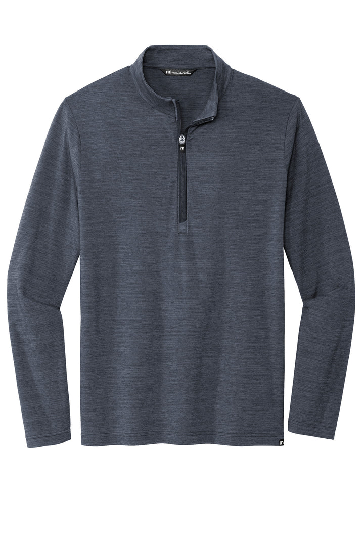 Front View of VtgIdgHthr TravisMathew Crestview 1/4-Zip TM1MW452