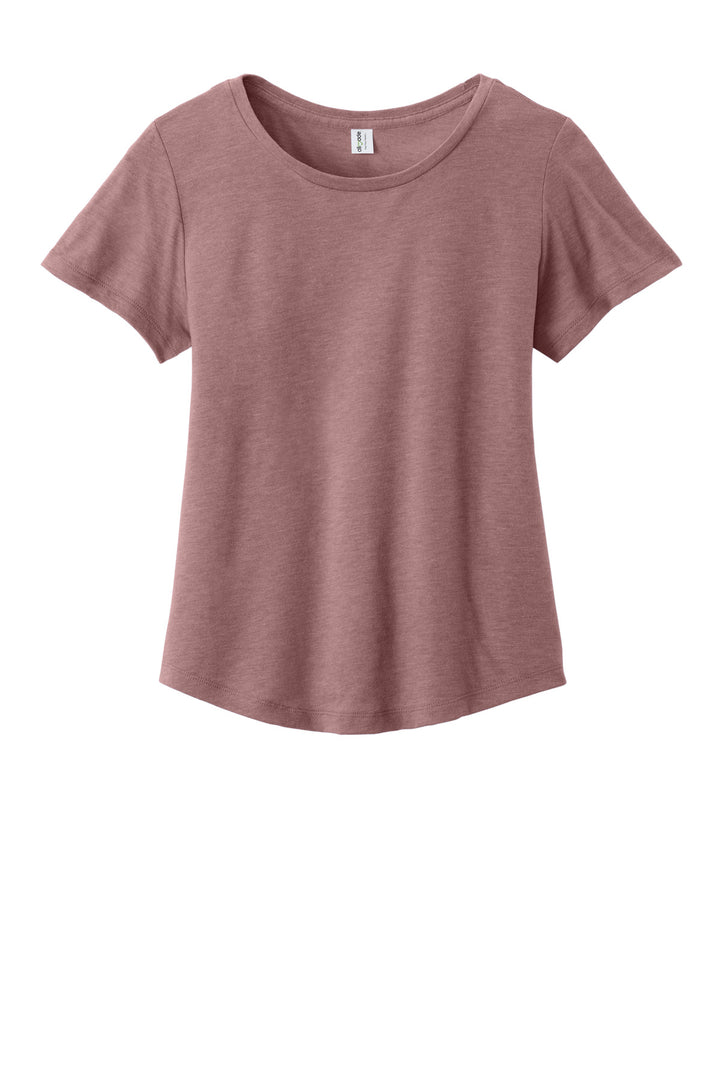 Front View of VtgRose Allmade Women's Relaxed Tri-Blend Scoop Neck Tee AL2015