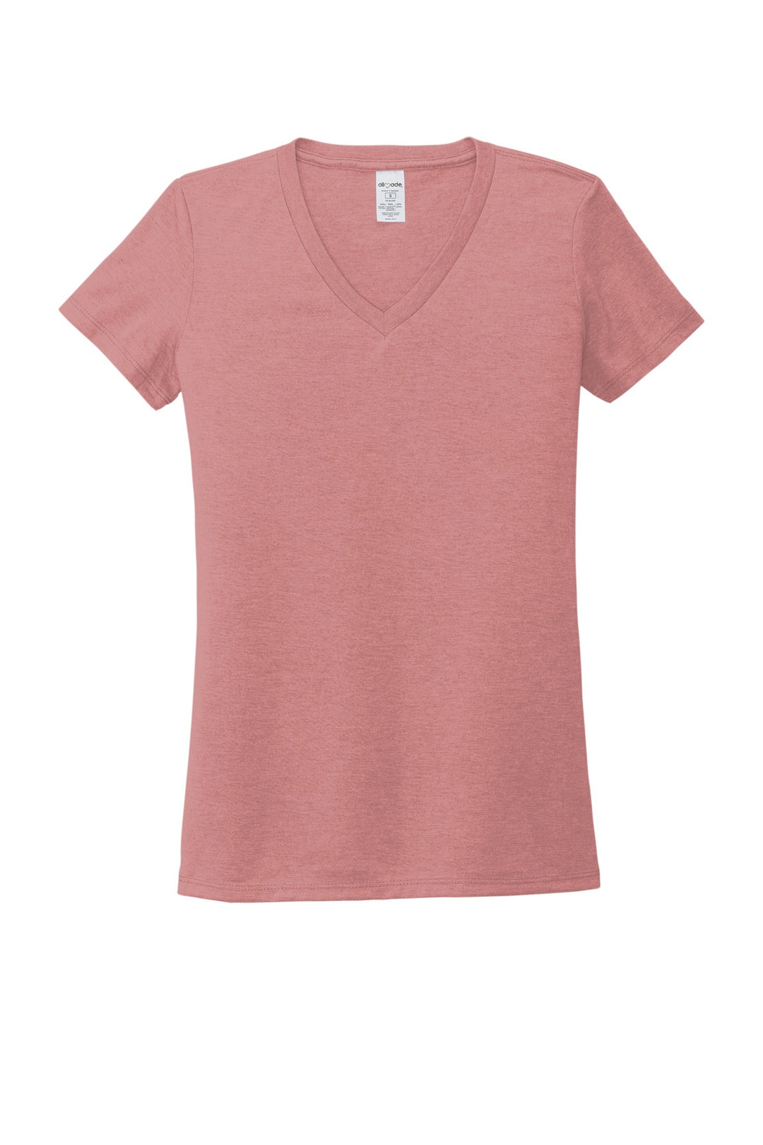 Front View of VtgRose Allmade Women's Tri-Blend V-Neck Tee AL2018