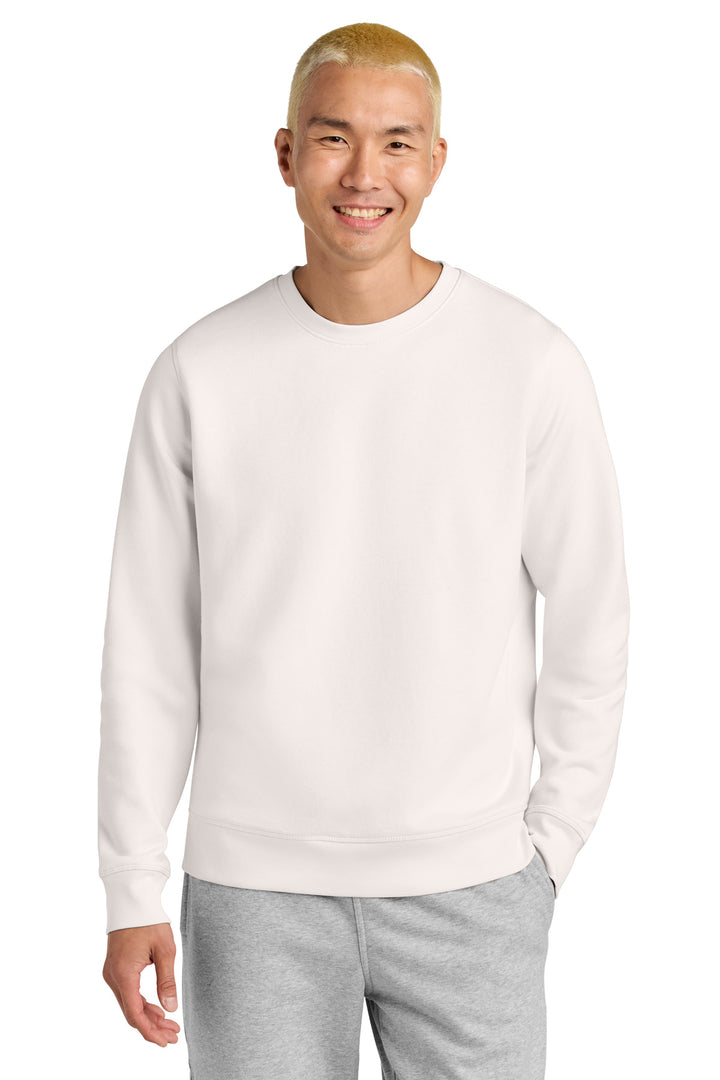 Front View of VtgWhite Stanley/Stella Unisex Roller Crewneck Sweatshirt SXU010