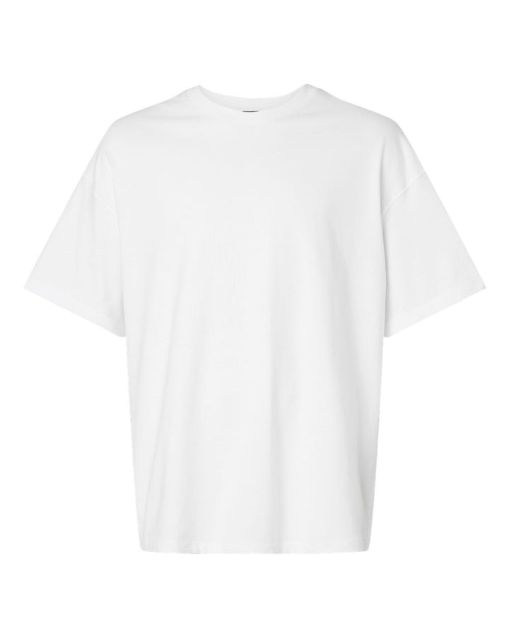 Front View of White Beefy-T® Retro Street T-Shirt - 5180R