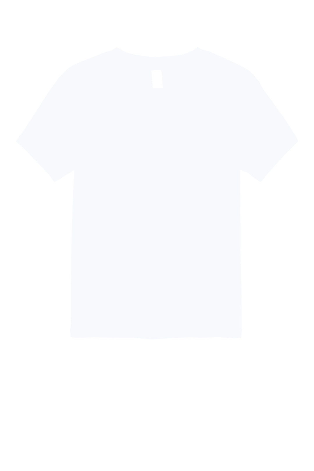 Front View of White Gildan Youth Softstyle CVC Tee 64000BCVC