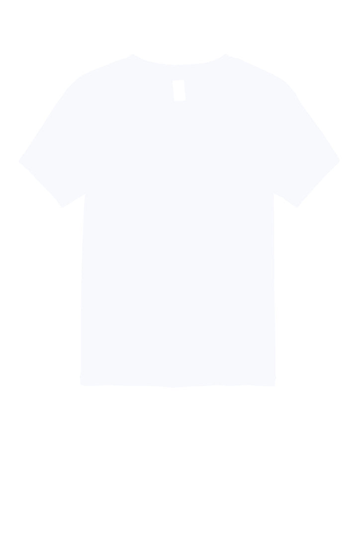 Front View of White Gildan Youth Softstyle CVC Tee 64000BCVC