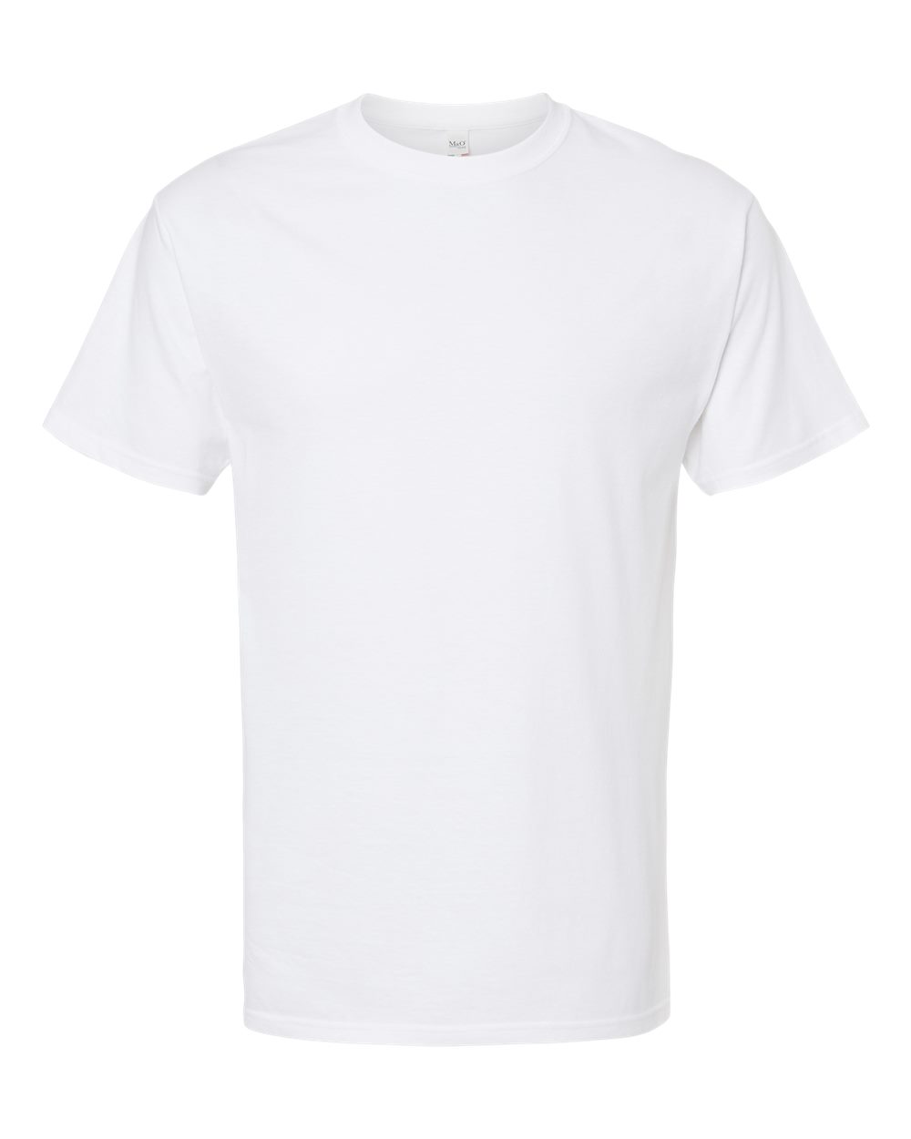 Front View of White Gold Soft Touch T-Shirt - 4800