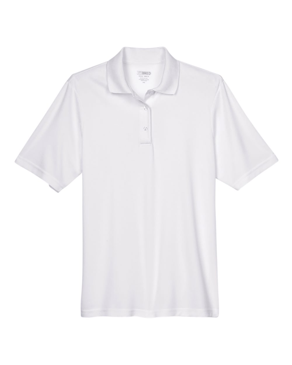 Front View of White Men's Tall Origin Performance Piqué Polo - 88181T