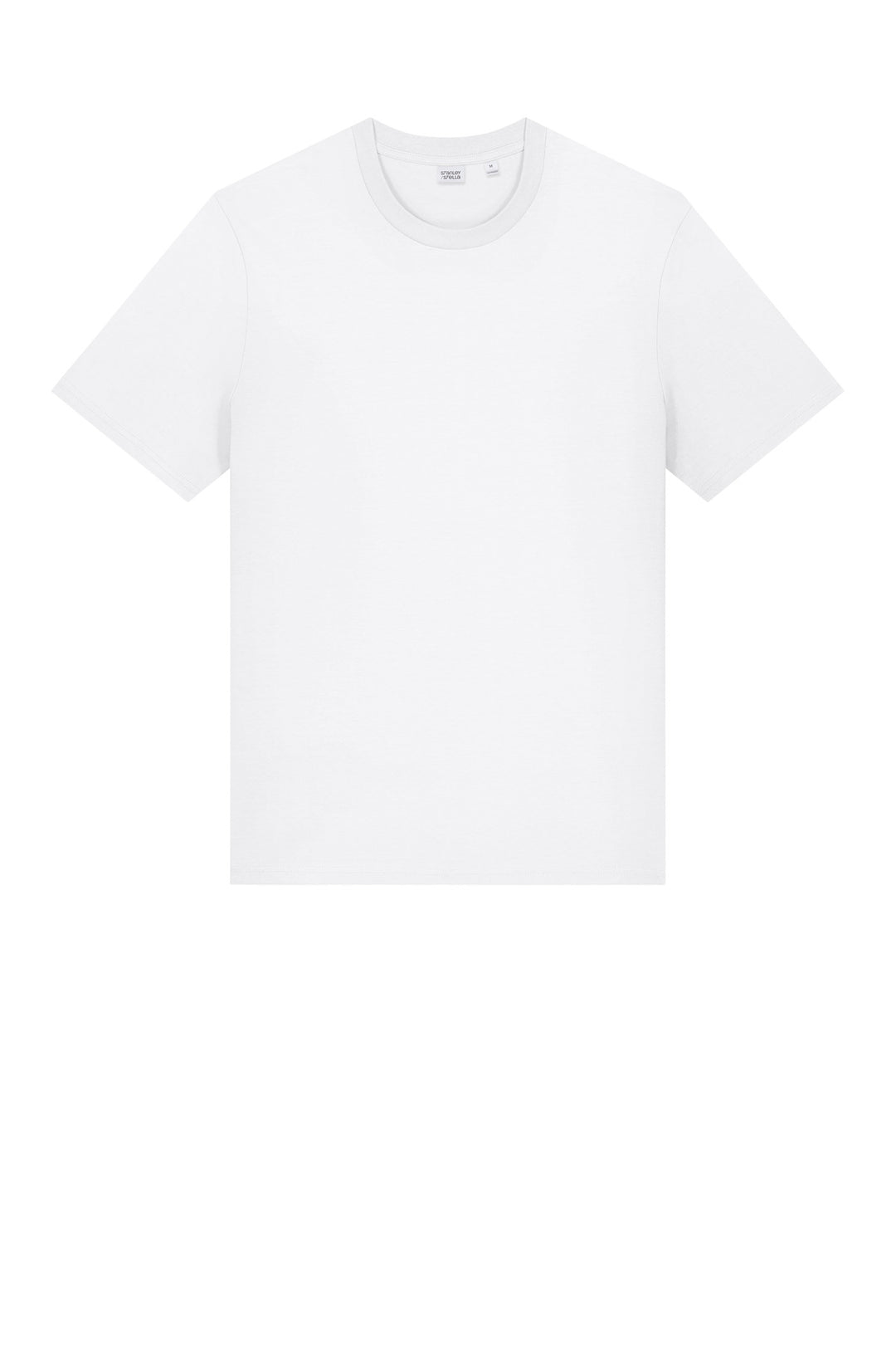 Front View of White Stanley/Stella Unisex Creator 2.0 Tee SXU001