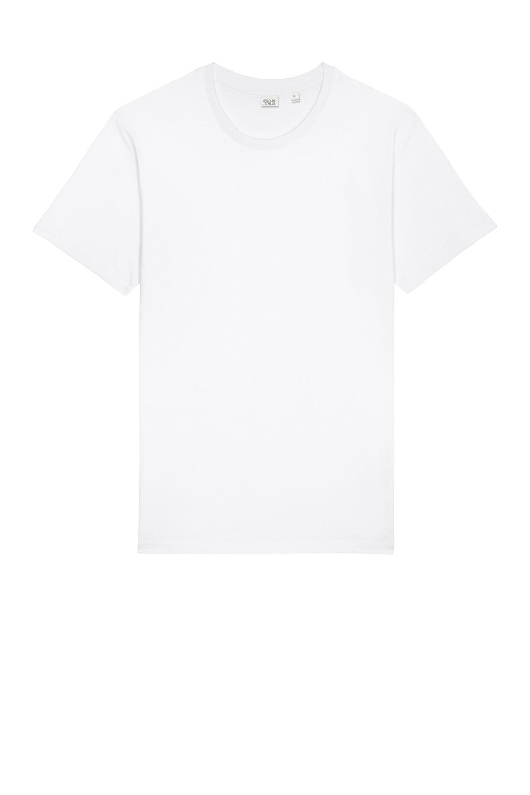 Front View of White Stanley/Stella Unisex Rocker Tee SXU016
