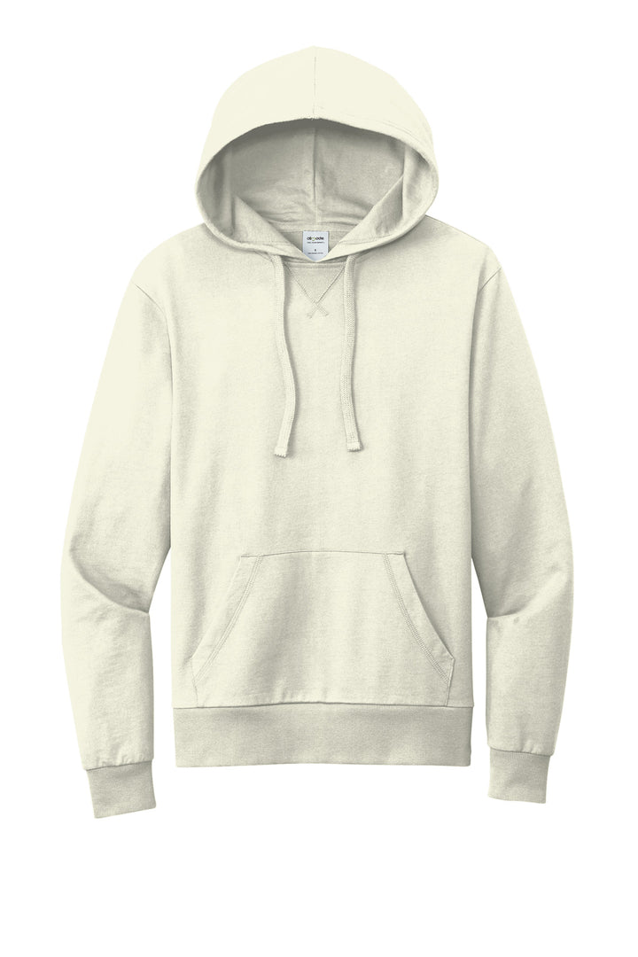 Front View of WhiteSand Allmade Unisex Organic French Terry Pullover Hoodie AL4000