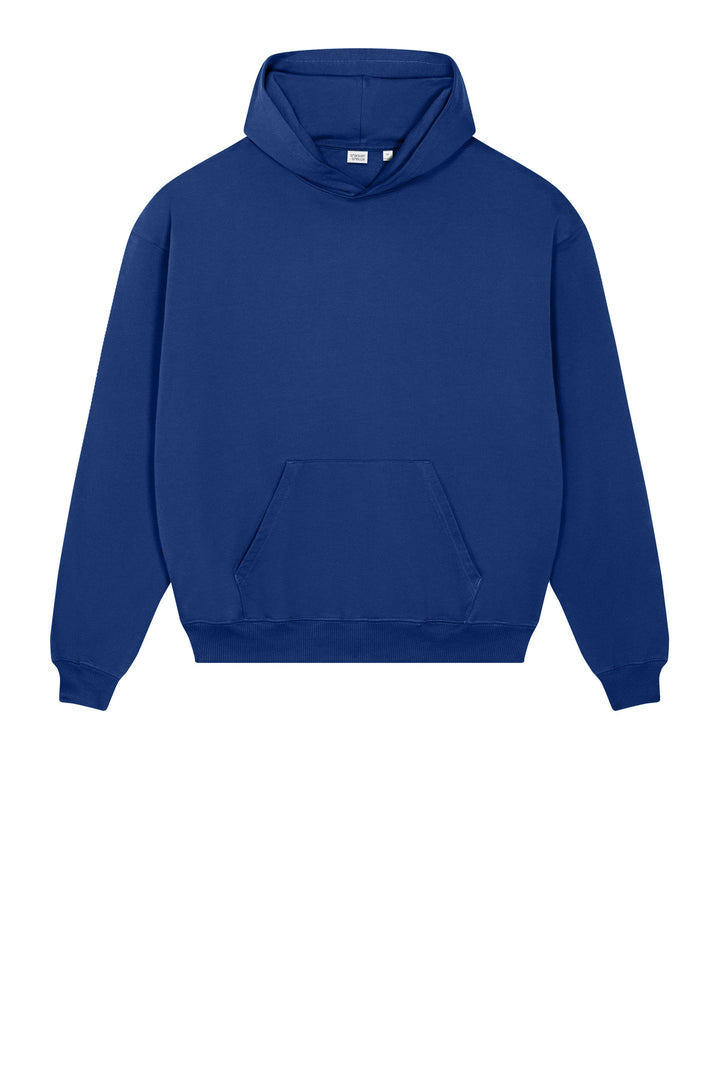 Front View of WorkerBlue Stanley/Stella Unisex Cooper Dry Hooded Sweatshirt SXU028