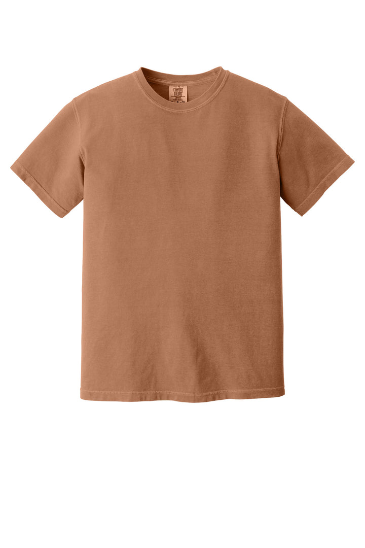 Front View of Yam COMFORT COLORS Heavyweight Ring Spun Tee. 1717