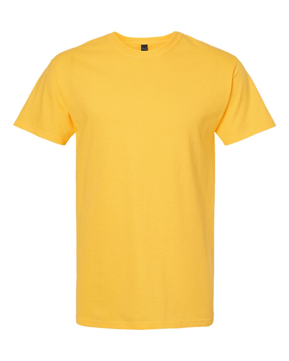 Front View of Yellow Gold Soft Touch T-Shirt - 4800