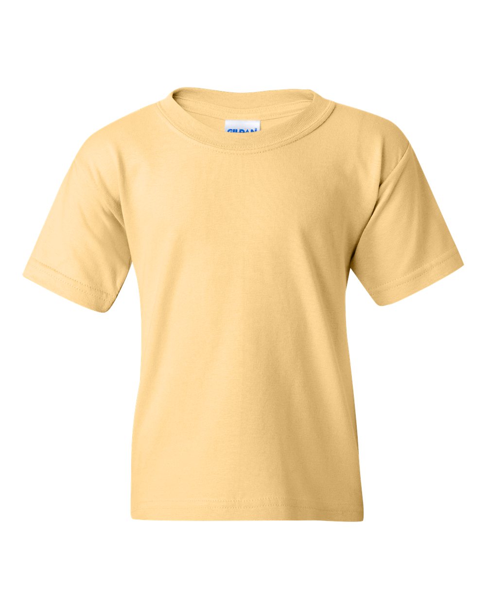 Front View of Yellow Haze Heavy Cotton™ Youth T-Shirt - 5000B