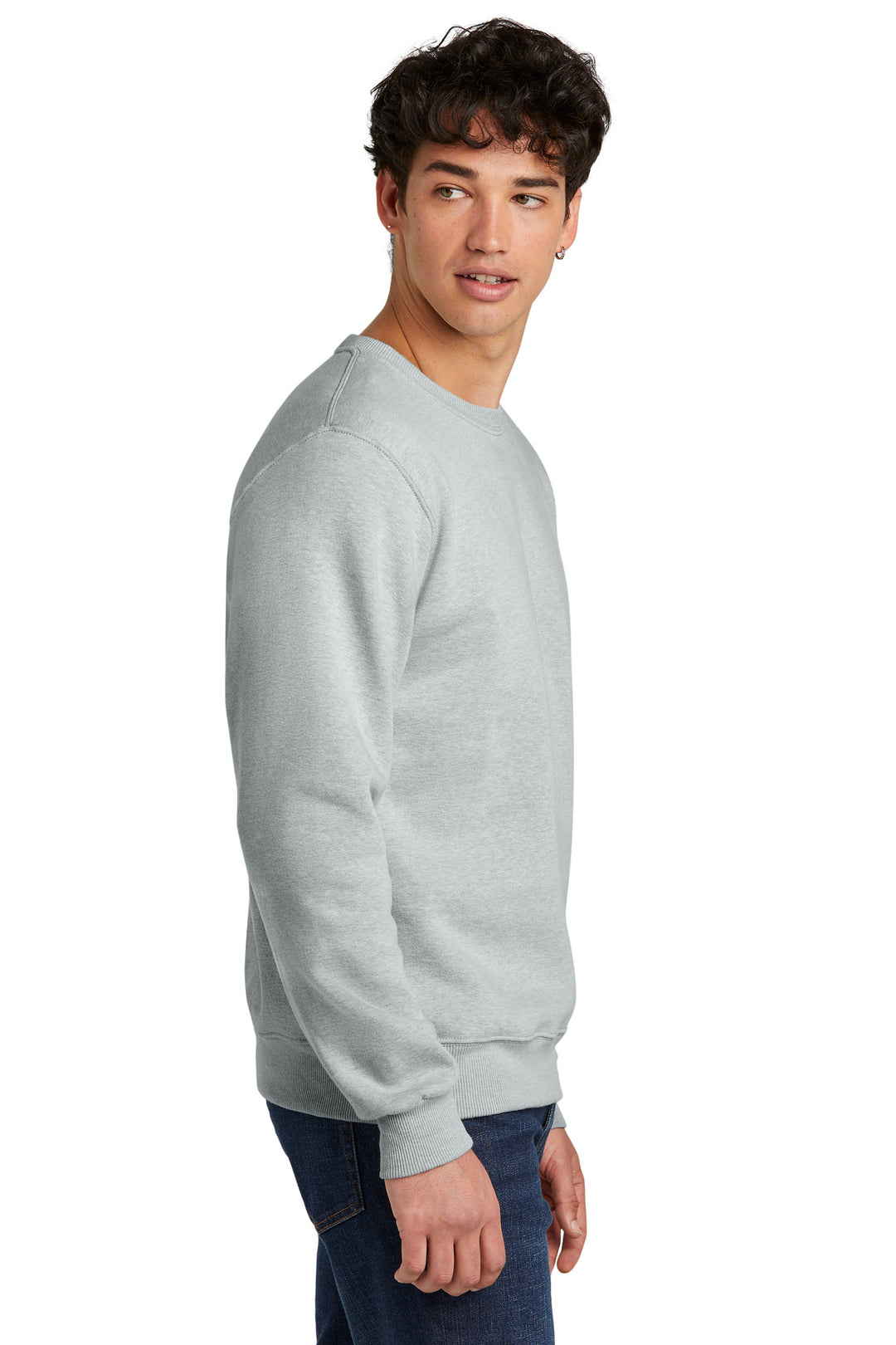 FrstGreyHt Jerzees Eco Premium Blend Crewneck Sweatshirt 701M