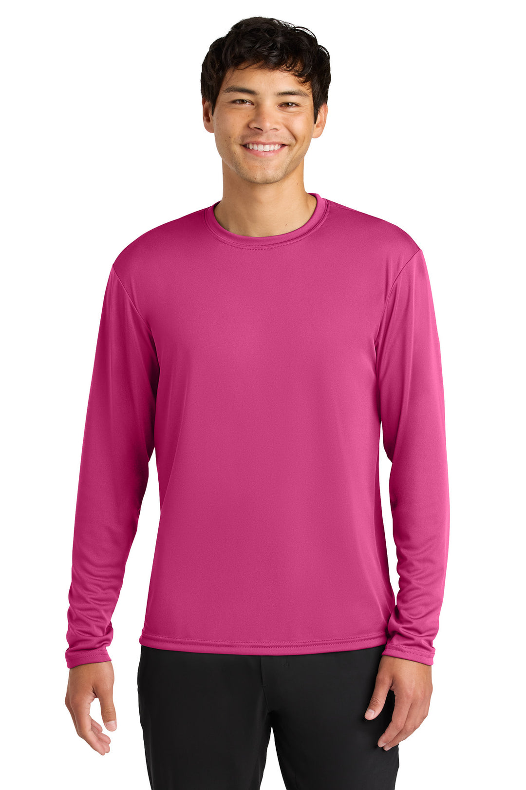 Fuchsia A4 Cooling Performance Long Sleeve Tee A4N3165