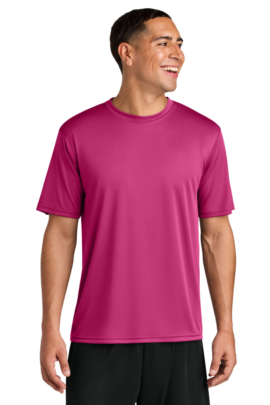 Fuchsia A4 Cooling Performance Short Sleeve Tee A4N3142