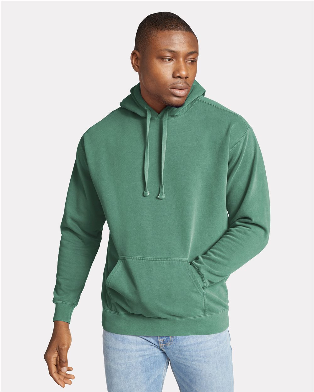 Garment-Dyed Hooded Sweatshirt - 1567  grouped