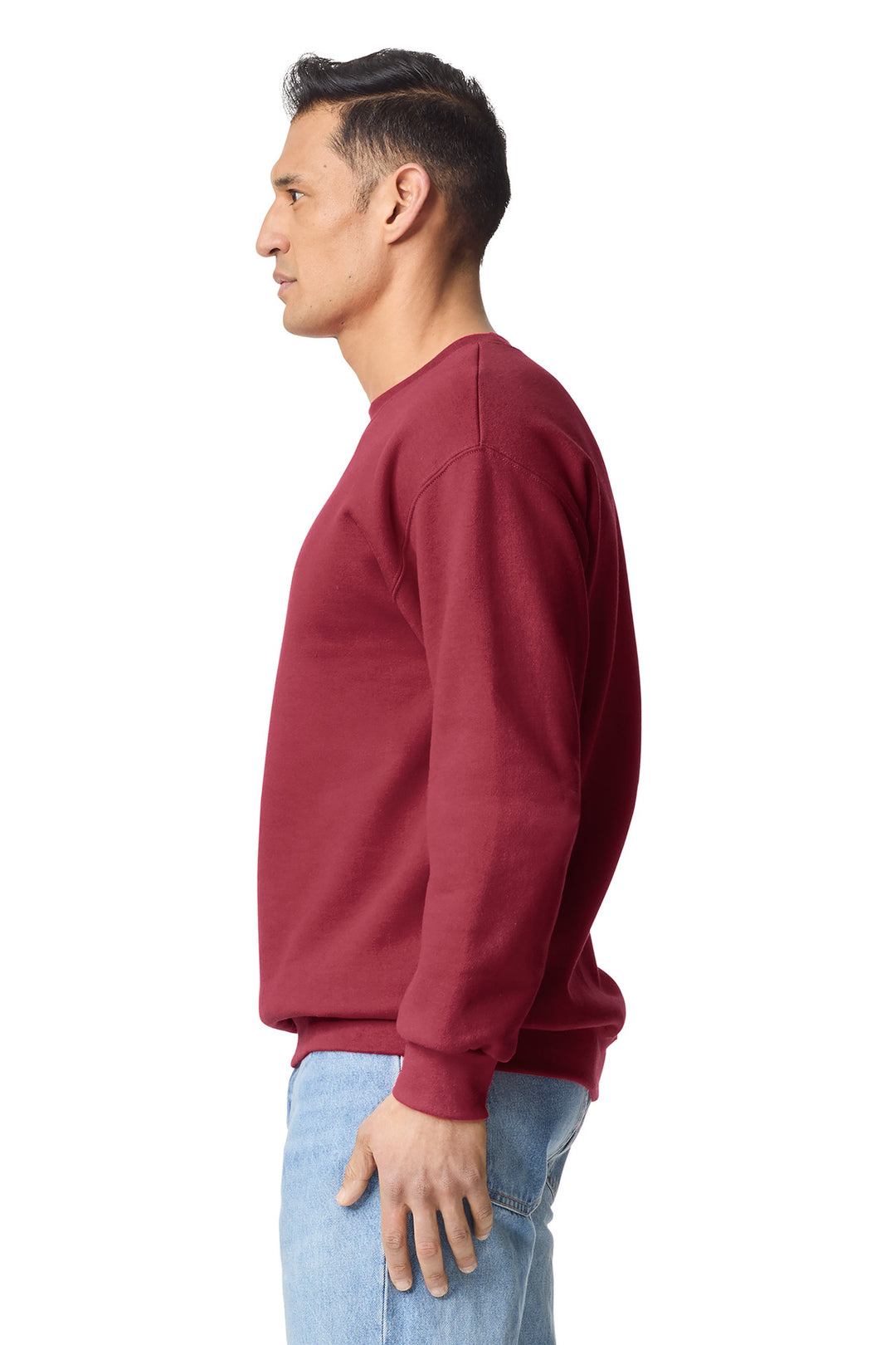 Garnet Gildan Hammer Maxweight Crewneck Sweatshirt 19000