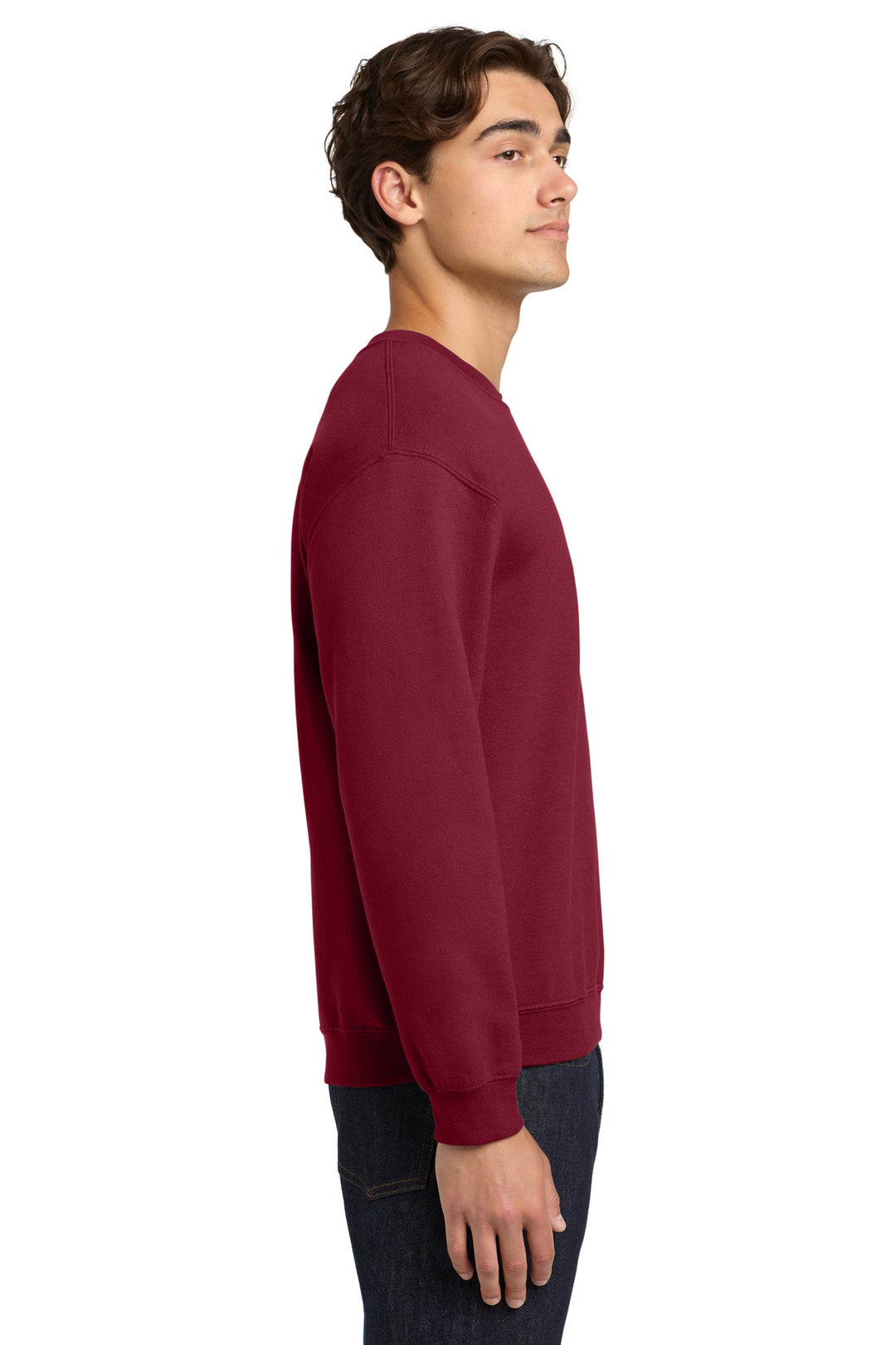 Garnet Gildan Heavy Blend Crewneck Sweatshirt. 18000