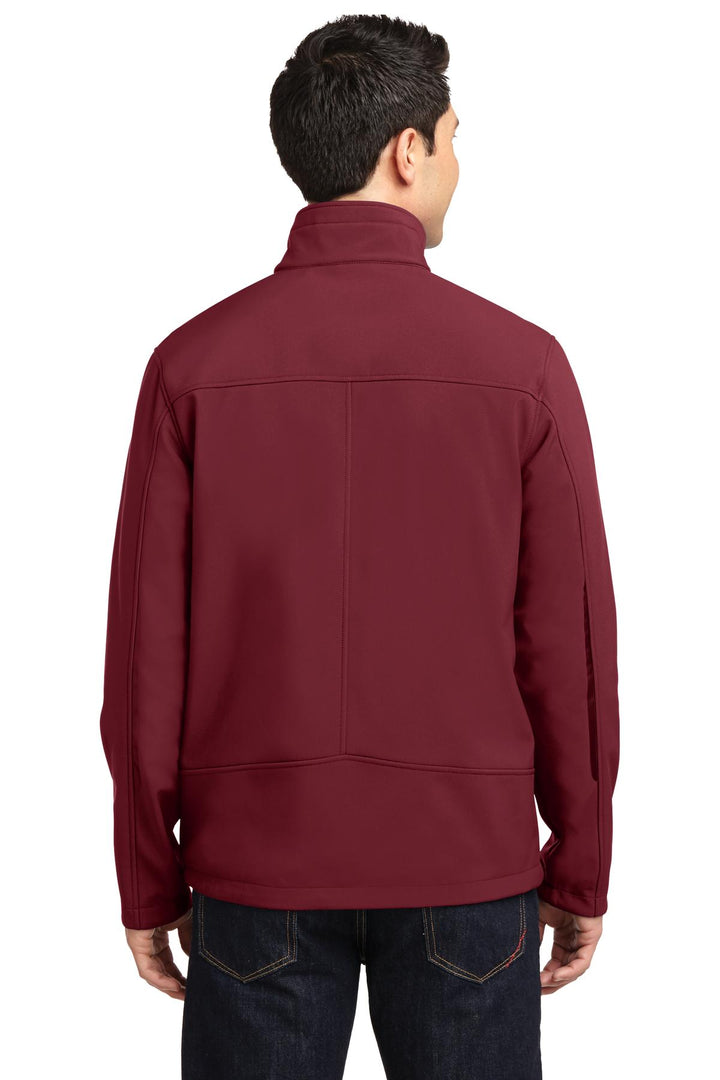 Garnet Port Authority Welded Soft Shell Jacket. J324