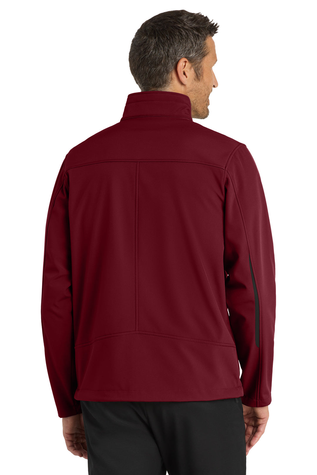 Garnet Port Authority Welded Soft Shell Jacket. J324