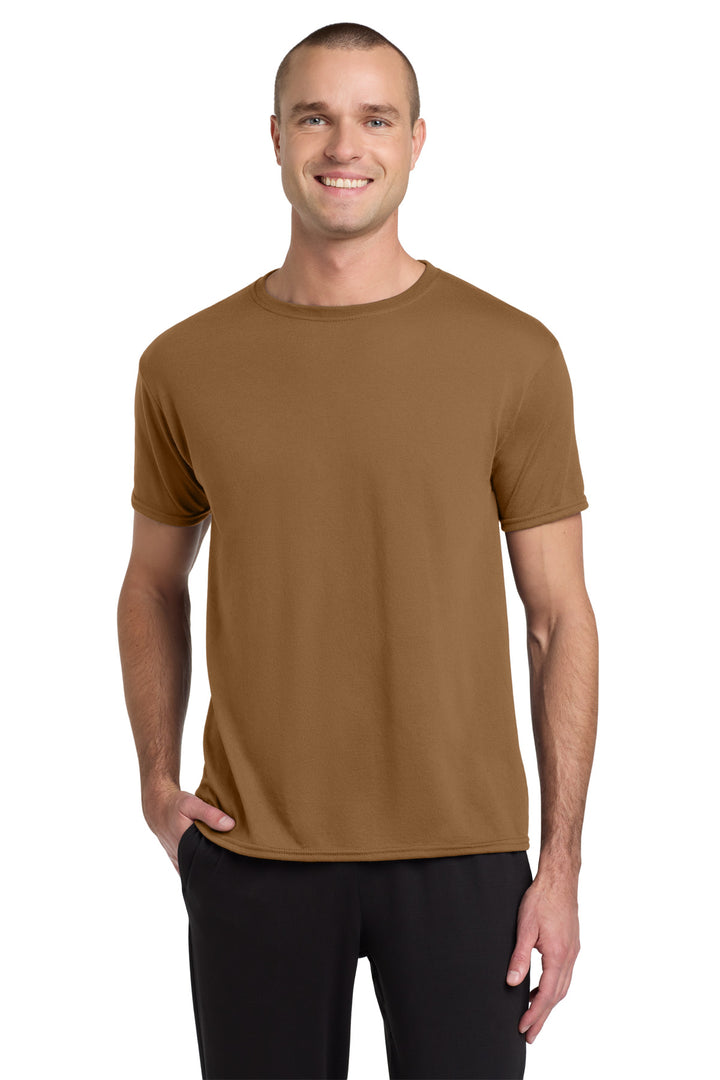 GldnPecan Jerzees Dri-Power 100% Polyester T-Shirt. 21M