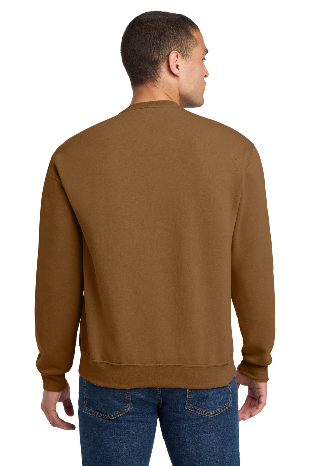 GldnPecan Jerzees - NuBlend Crewneck Sweatshirt. 562M