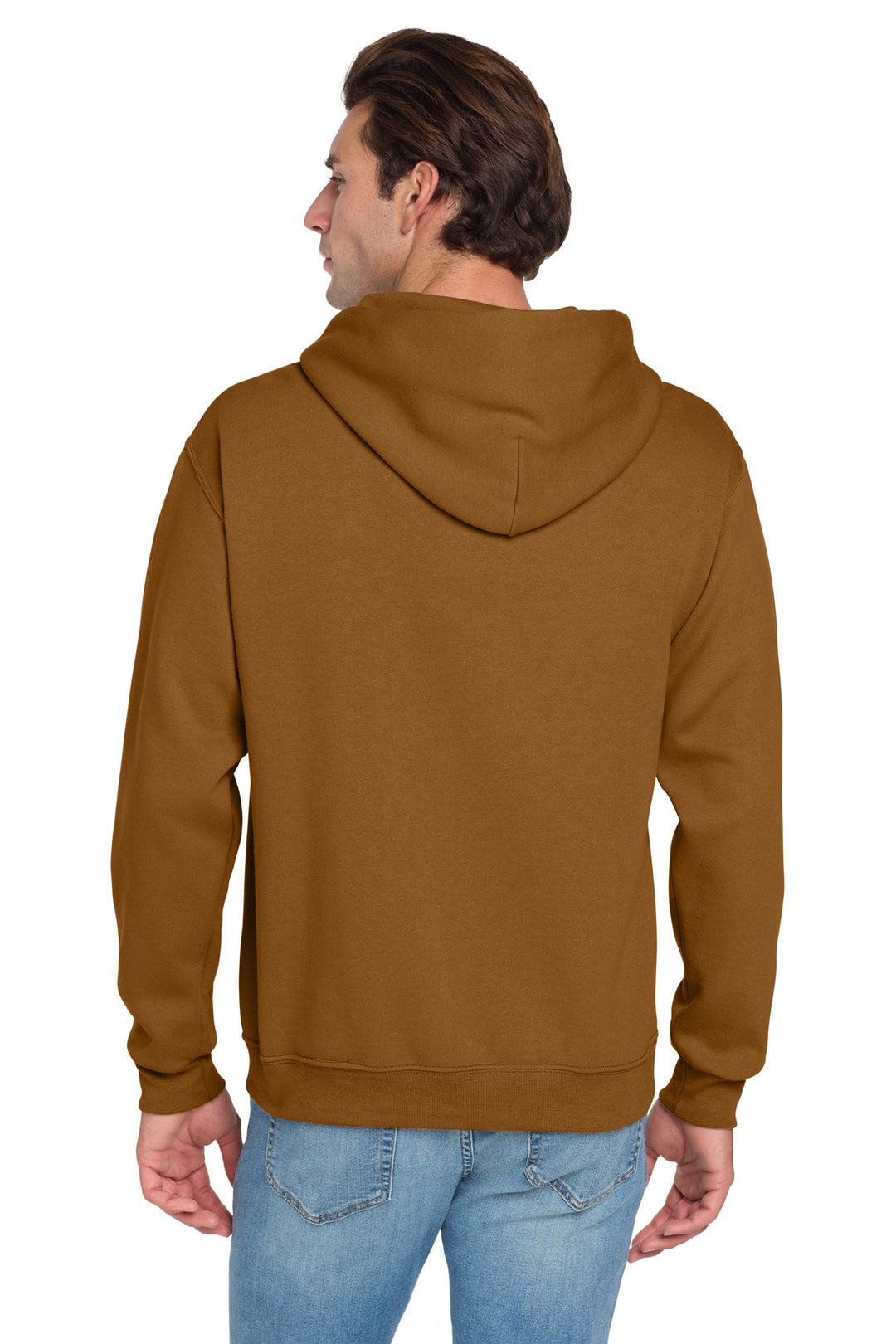GldnPecan Jerzees NuBlend Pullover Hooded Sweatshirt. 996M