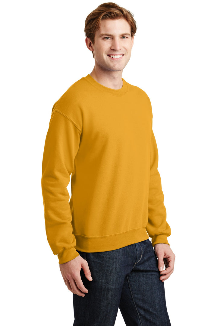 Gold Gildan Heavy Blend Crewneck Sweatshirt. 18000