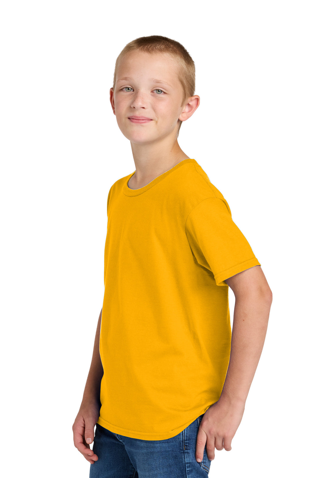 Gold Jerzees Classics Youth Cotton T-Shirt 363Y