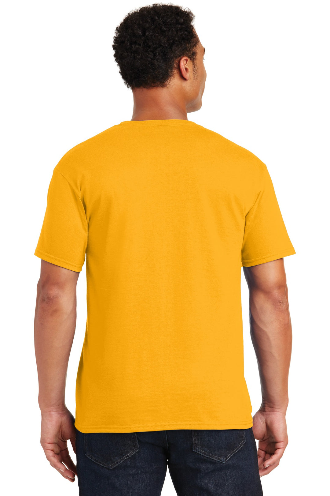 Gold Jerzees - Dri-Power 50/50 Cotton/Poly T-Shirt. 29M