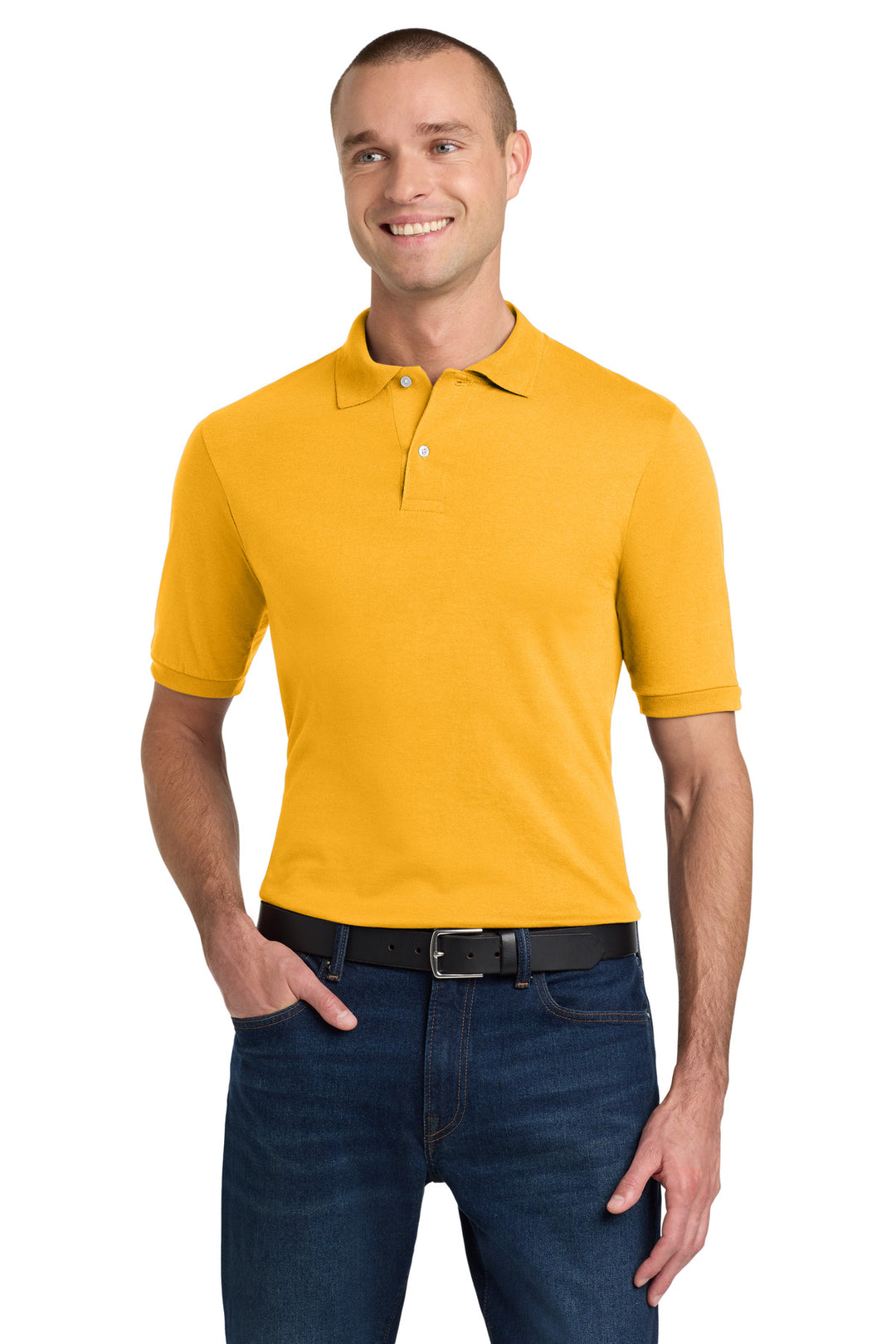 GOLD Jerzees Dri-Power Sport Shirt. 437M