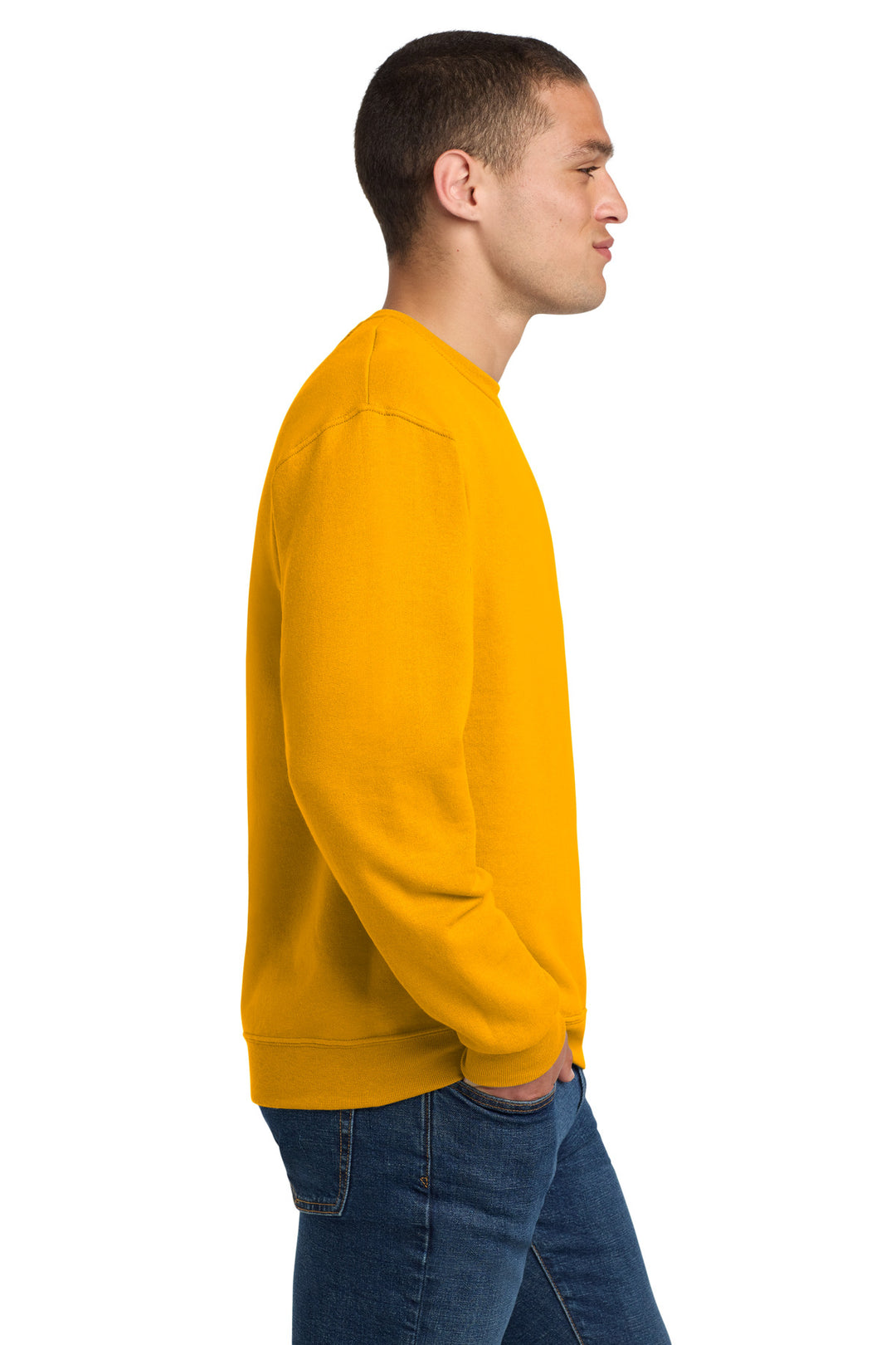 Gold Jerzees - NuBlend Crewneck Sweatshirt. 562M