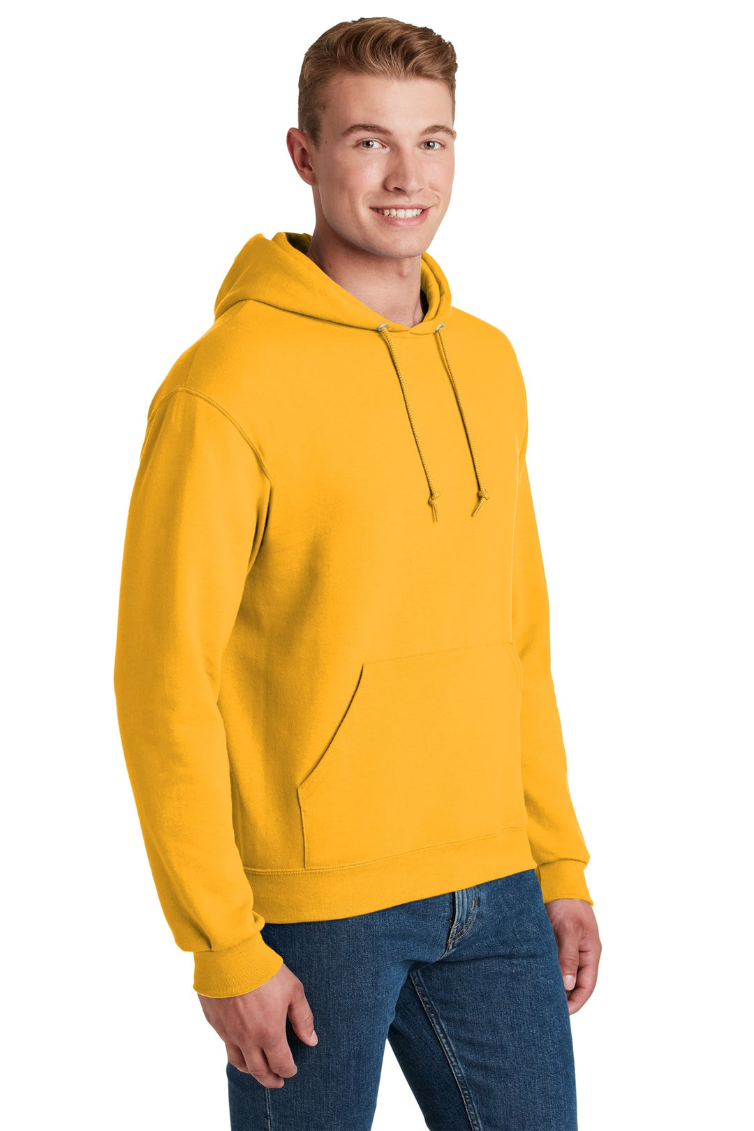 Gold Jerzees NuBlend Pullover Hooded Sweatshirt. 996M