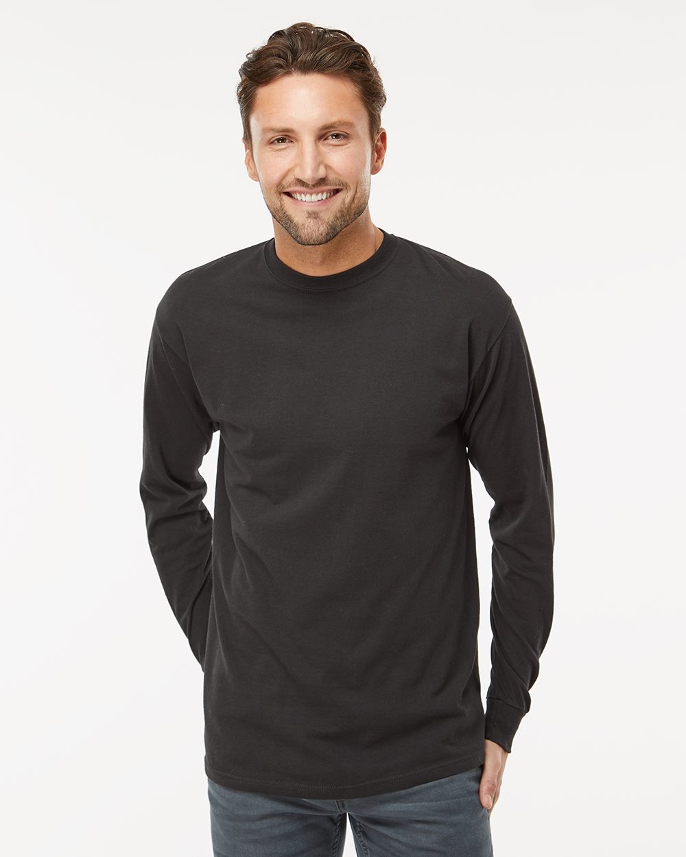 Gold Soft Touch Long Sleeve T-Shirt - 4820  grouped