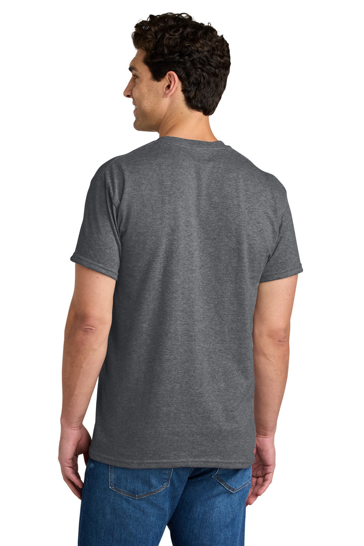GphHeather Gildan - DryBlend 50 Cotton/50 Poly Pocket T-Shirt. 8300