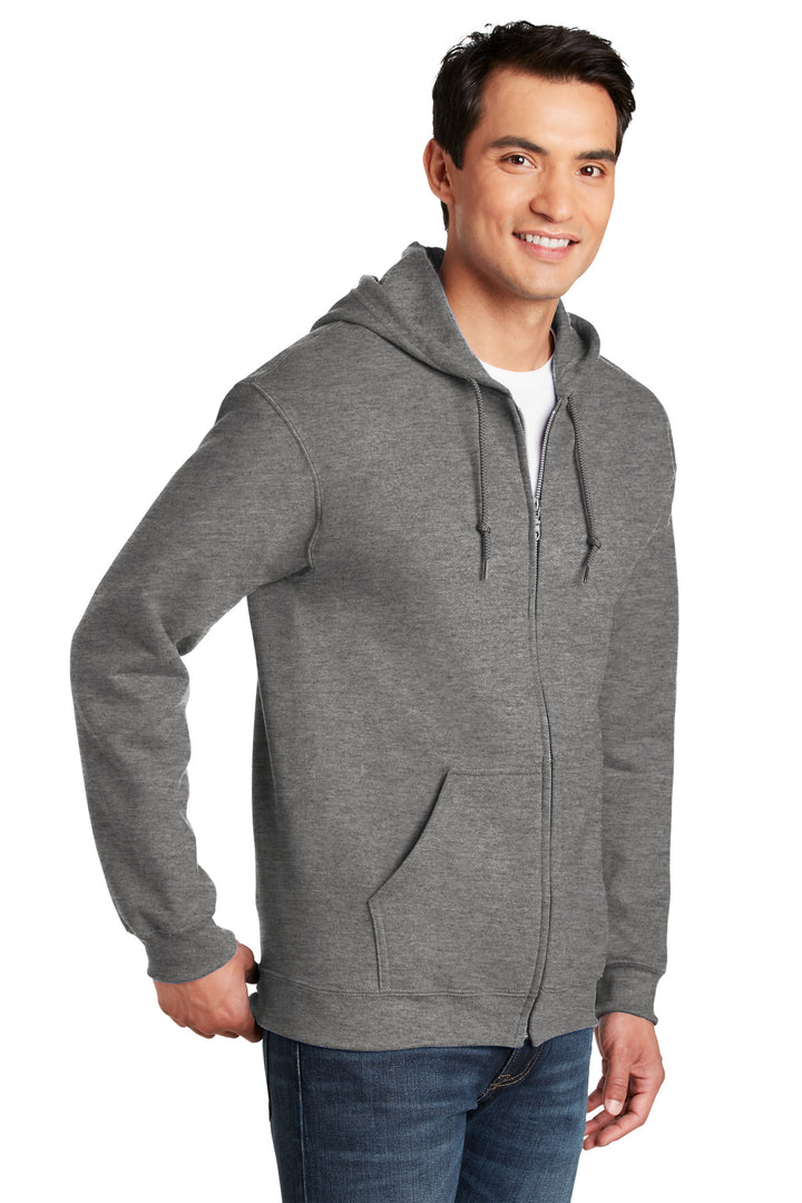 GphHeather Gildan - Heavy Blend Full-Zip Hooded Sweatshirt. 18600