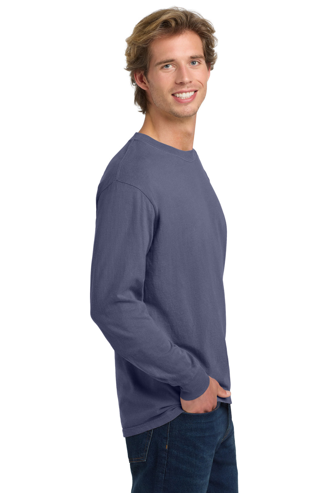 Grape COMFORT COLORS Heavyweight Ring Spun Long Sleeve Tee. 6014