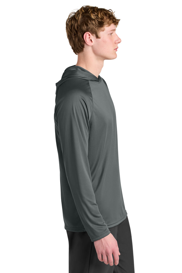 Graphite A4 Cooling Performance Long Sleeve Hooded Tee A4N3409