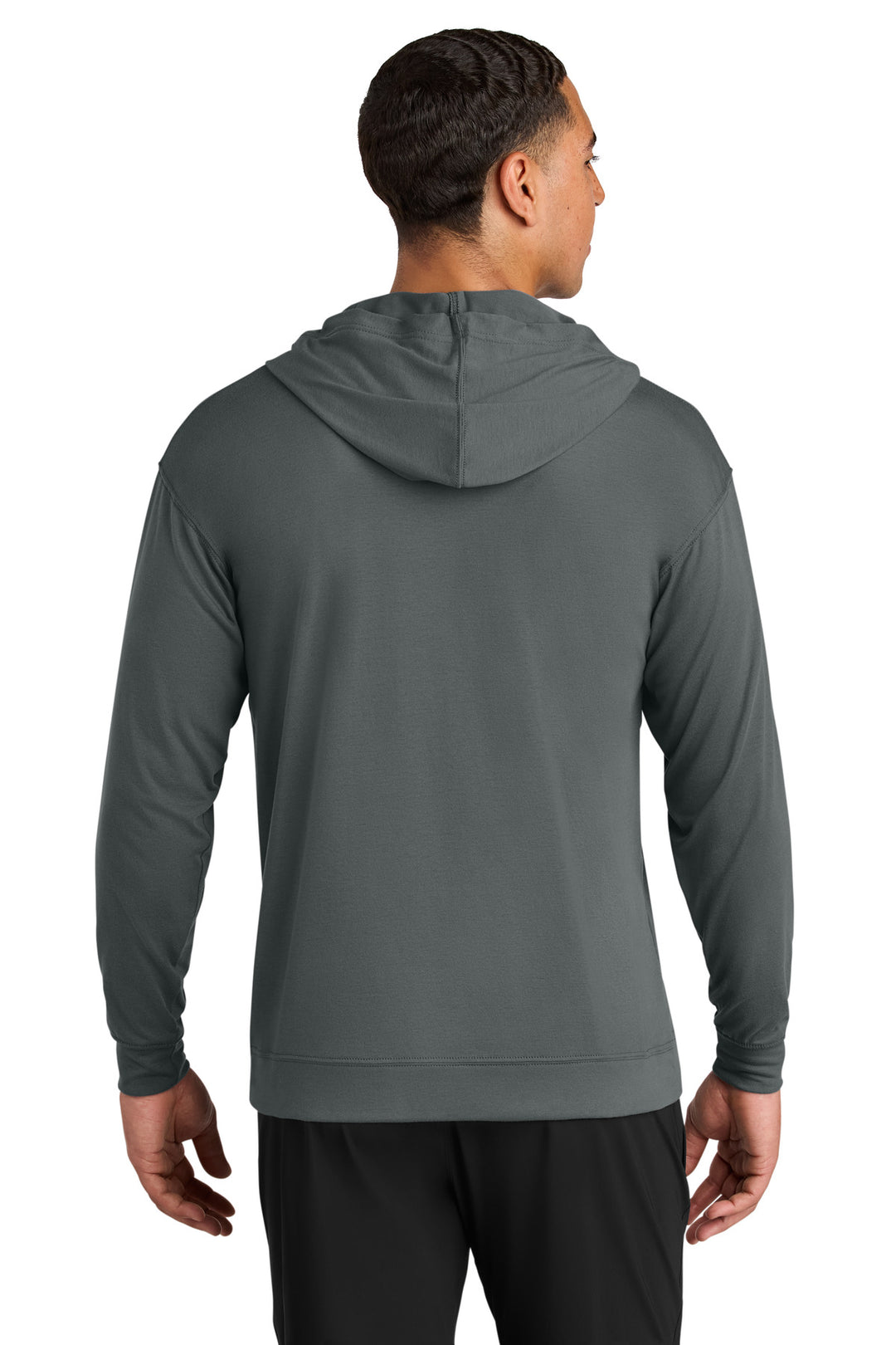 Graphite A4 Softek Long Sleeve Hooded Tee A4N3528